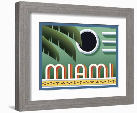 Miami-Steve Forney-Framed Giclee Print