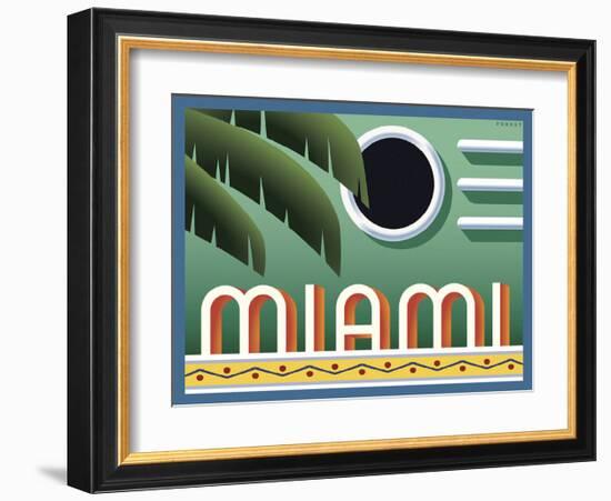 Miami-Steve Forney-Framed Giclee Print