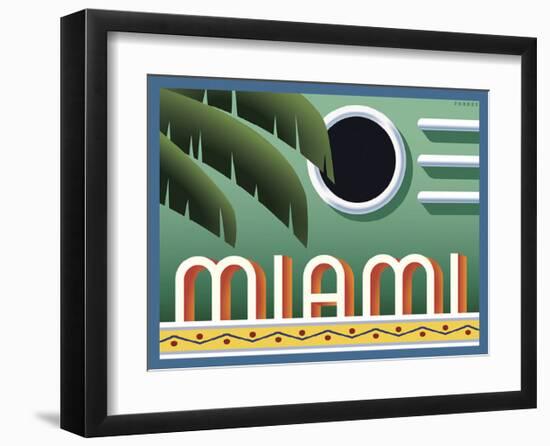 Miami-Steve Forney-Framed Giclee Print