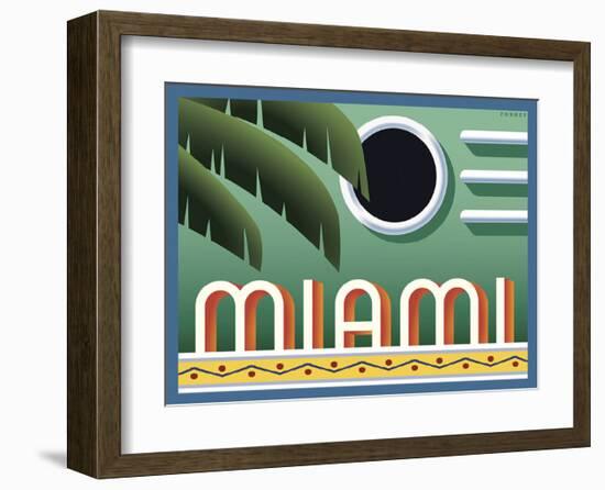 Miami-Steve Forney-Framed Giclee Print