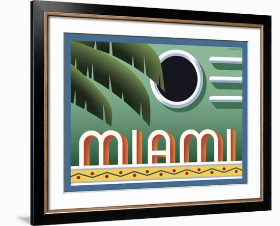 Miami-Steve Forney-Framed Giclee Print