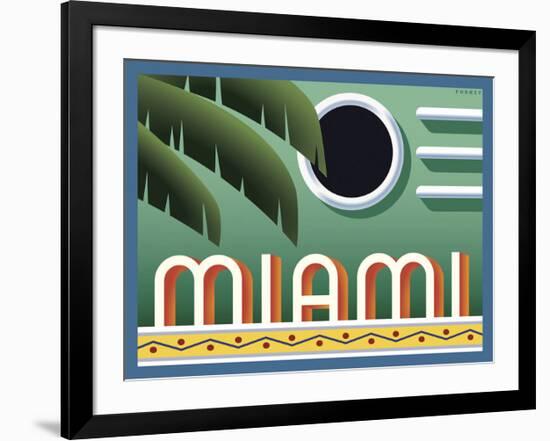 Miami-Steve Forney-Framed Giclee Print