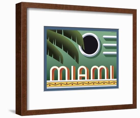 Miami-Steve Forney-Framed Art Print