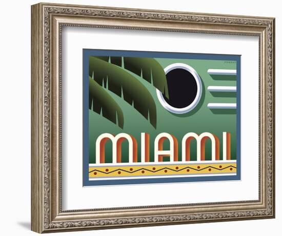 Miami-Steve Forney-Framed Art Print