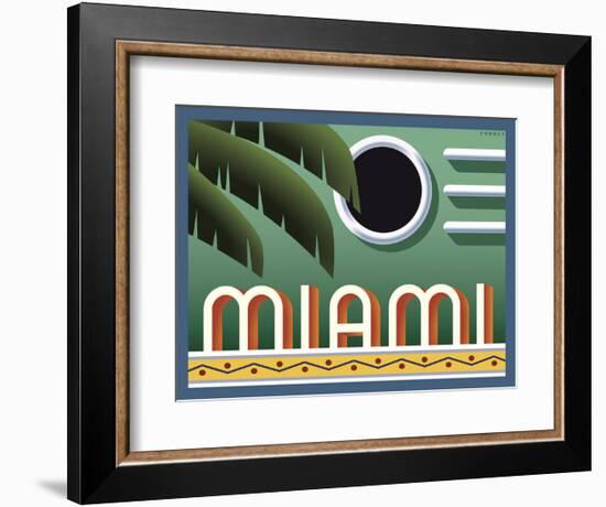 Miami-Steve Forney-Framed Art Print