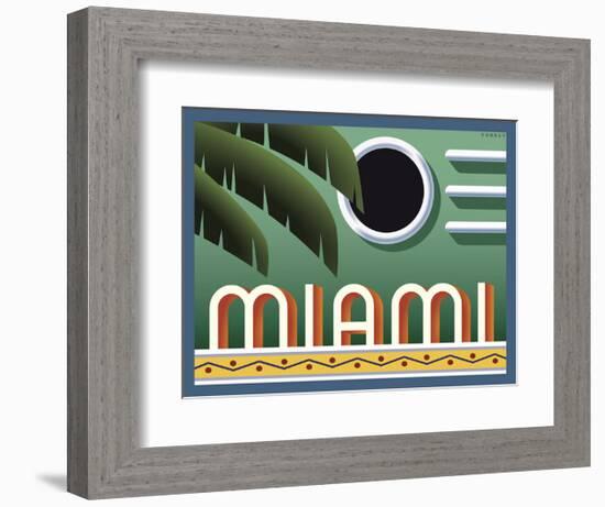 Miami-Steve Forney-Framed Art Print