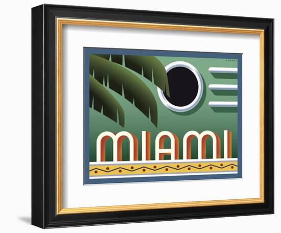 Miami-Steve Forney-Framed Art Print