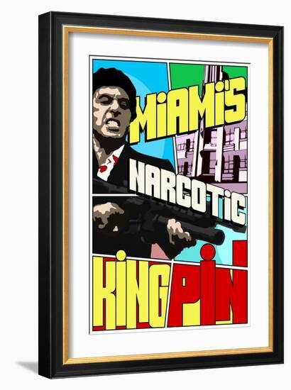 Miamis Narcotic Kingpin-Cristian Mielu-Framed Art Print