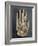 Mica hand, Native American, Hopewell culture, from Ohio, 300 BC - 500-Werner Forman-Framed Photographic Print