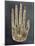 Mica hand, Native American, Hopewell culture, from Ohio, 300 BC - 500-Werner Forman-Mounted Photographic Print