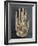 Mica hand, Native American, Hopewell culture, from Ohio, 300 BC - 500-Werner Forman-Framed Photographic Print