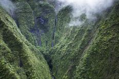 Scenic Views of Kauai's Interior Rain Forests from Above-Micah Wright-Photographic Print