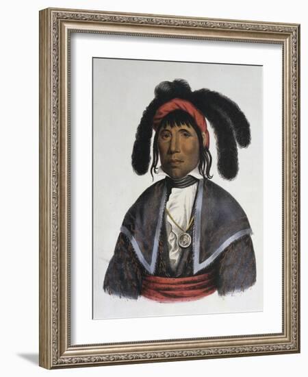 Micanopy (Seminole Chief)-Charles Bird King-Framed Giclee Print