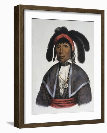 Micanopy (Seminole Chief)-Charles Bird King-Framed Giclee Print