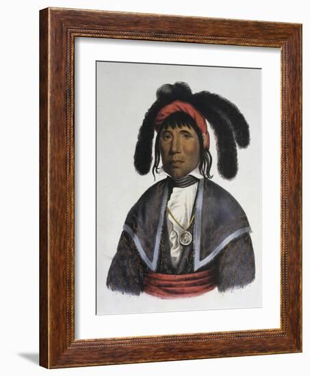 Micanopy (Seminole Chief)-Charles Bird King-Framed Giclee Print