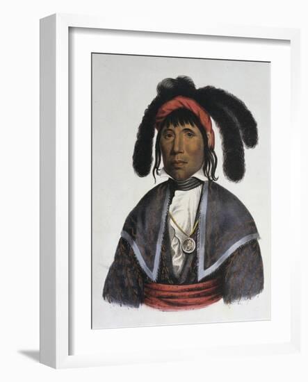 Micanopy (Seminole Chief)-Charles Bird King-Framed Giclee Print