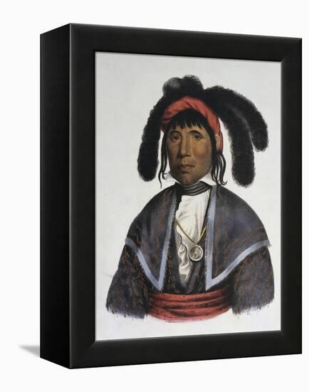 Micanopy (Seminole Chief)-Charles Bird King-Framed Premier Image Canvas