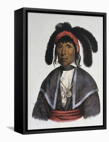 Micanopy (Seminole Chief)-Charles Bird King-Framed Premier Image Canvas