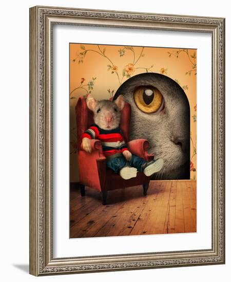 Mice Series #3.5-J Hovenstine Studios-Framed Giclee Print