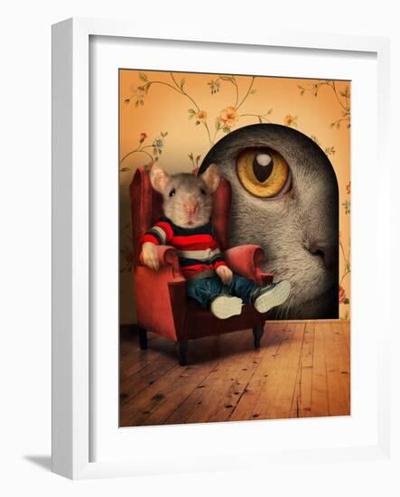 Mice Series #3.5-J Hovenstine Studios-Framed Giclee Print