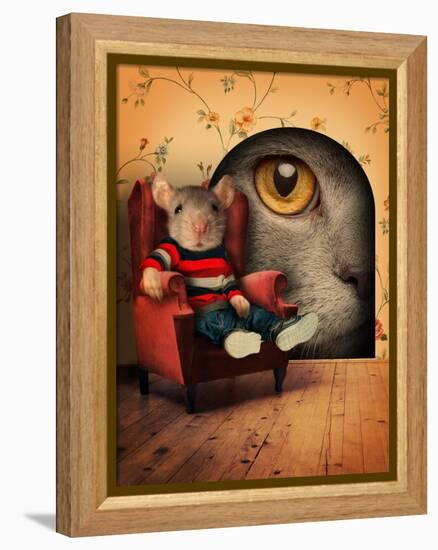 Mice Series #3.5-J Hovenstine Studios-Framed Premier Image Canvas