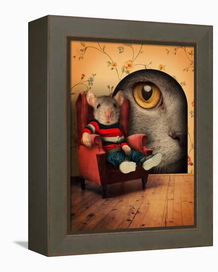 Mice Series #3.5-J Hovenstine Studios-Framed Premier Image Canvas