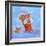 Mice, Squirrel and Bunny family in Clouds I-Judy Mastrangelo-Framed Giclee Print