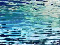 Aqua Reflections-Michael Barrett-Framed Stretched Canvas