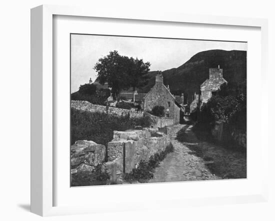 Michael Bruce's Cottage, Kinnesswood, Kinross, Scotland, 1924-1926-Valentine & Sons-Framed Giclee Print