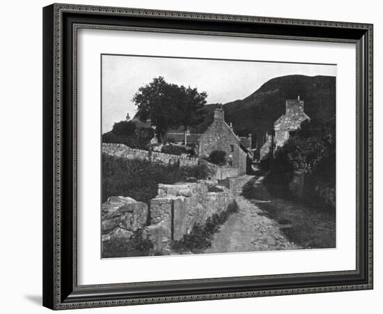 Michael Bruce's Cottage, Kinnesswood, Kinross, Scotland, 1924-1926-Valentine & Sons-Framed Giclee Print