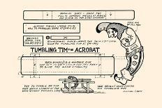 Tumbling Tim The Acrobat-Michael C. Dank-Art Print