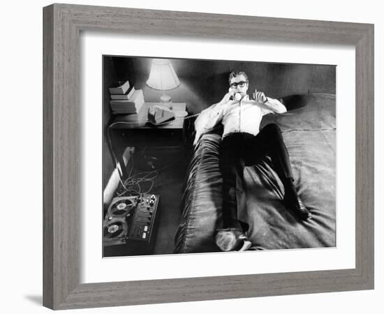 Michael Caine Chilling-Associated Newspapers-Framed Photo