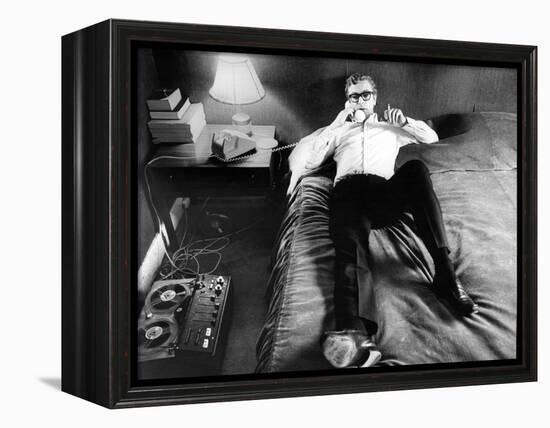 Michael Caine Chilling-Associated Newspapers-Framed Stretched Canvas