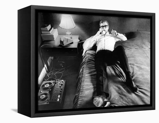 Michael Caine Chilling-Associated Newspapers-Framed Stretched Canvas