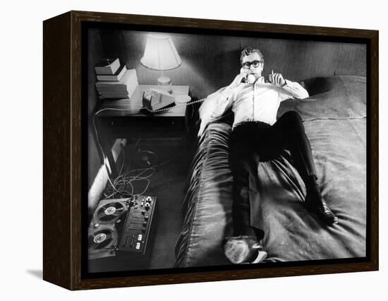 Michael Caine Chilling-Associated Newspapers-Framed Stretched Canvas