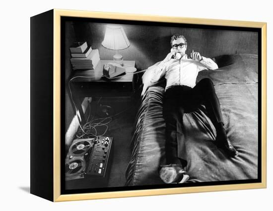 Michael Caine Chilling-Associated Newspapers-Framed Stretched Canvas