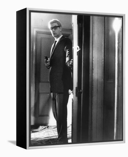 Michael Caine, The Ipcress File (1965)-null-Framed Stretched Canvas