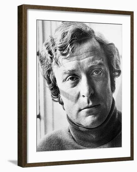 Michael Caine, the Romantic Englishwoman, 1975-null-Framed Photographic Print