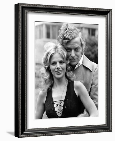 Michael Caine with Britt Ekland-Associated Newspapers-Framed Photo