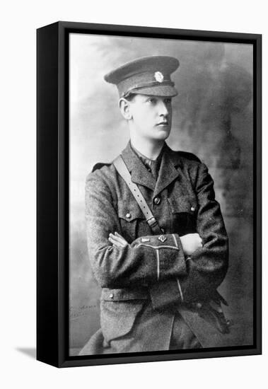 Michael Collins (1890-1922) in the Uniform of the Irish Republican Army, c.1916-Irish Photographer-Framed Premier Image Canvas