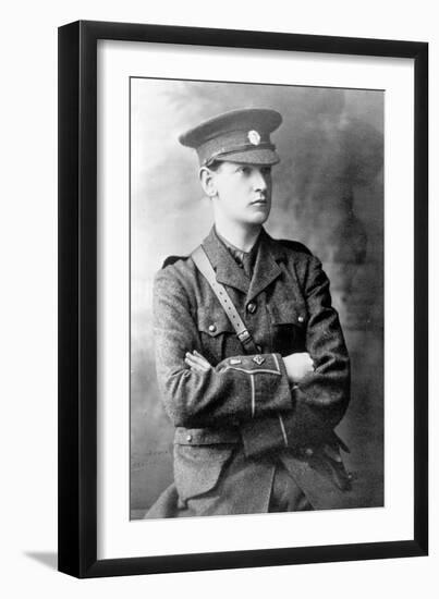 Michael Collins (1890-1922) in the Uniform of the Irish Republican Army, c.1916-Irish Photographer-Framed Photographic Print