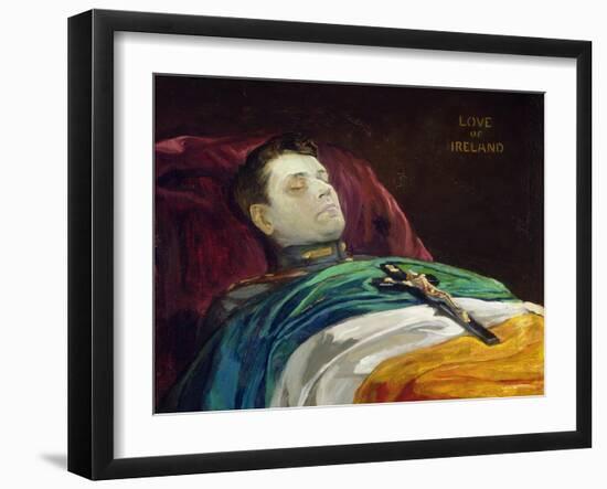 Michael Collins (Love of Ireland), 1922-Sir John Lavery-Framed Giclee Print