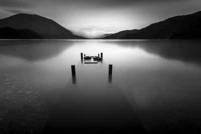 Two Chairs James McLoughlin Photograph Black White Landscape Print Poster 19x13