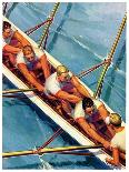 "Scullers," Saturday Evening Post Cover, June 25, 1938-Michael Dolas-Giclee Print