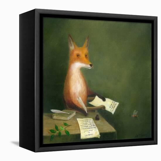 Michael Drayton Writing Poly-Olbion-DD McInnes-Framed Stretched Canvas