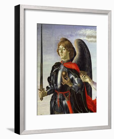 Michael, from Tobias and the Three Archangels (Detail)-Francesco Botticini-Framed Giclee Print