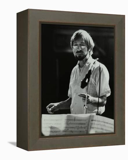 Michael Garrick at Berkhamsted Civic Centre, 1985-Denis Williams-Framed Premier Image Canvas