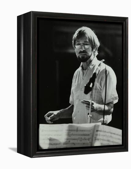 Michael Garrick at Berkhamsted Civic Centre, 1985-Denis Williams-Framed Premier Image Canvas