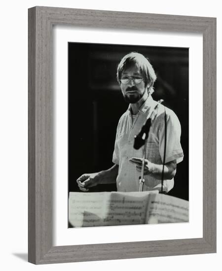 Michael Garrick at Berkhamsted Civic Centre, 1985-Denis Williams-Framed Photographic Print