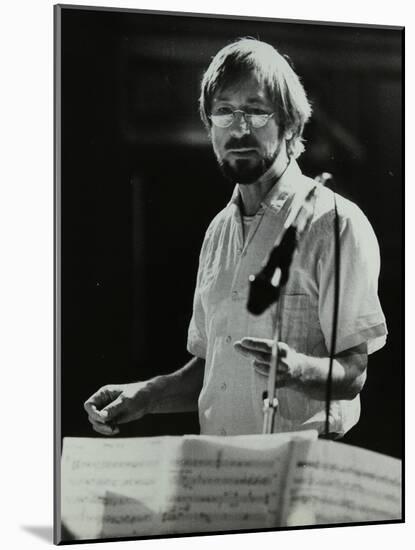 Michael Garrick at Berkhamsted Civic Centre, 1985-Denis Williams-Mounted Photographic Print